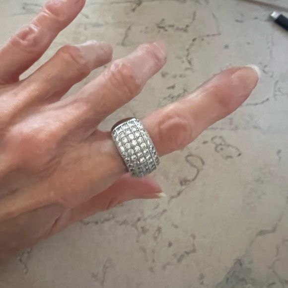 Zircon Cocktail Ring Size 7 - Picture 10 of 11